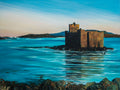 Kisimul Castle, Castlebay - oil painting by Pauline Hynds Bari