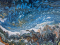 Stormy Day - acrylic pour painting by Pauline Hynds Bari